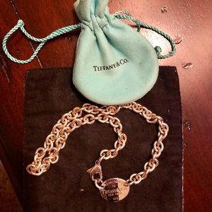 Authentic Silver Return to Tiffany & Co. Necklace